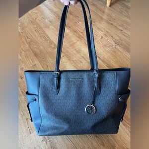 Michael Kors Black MK Signature Tote